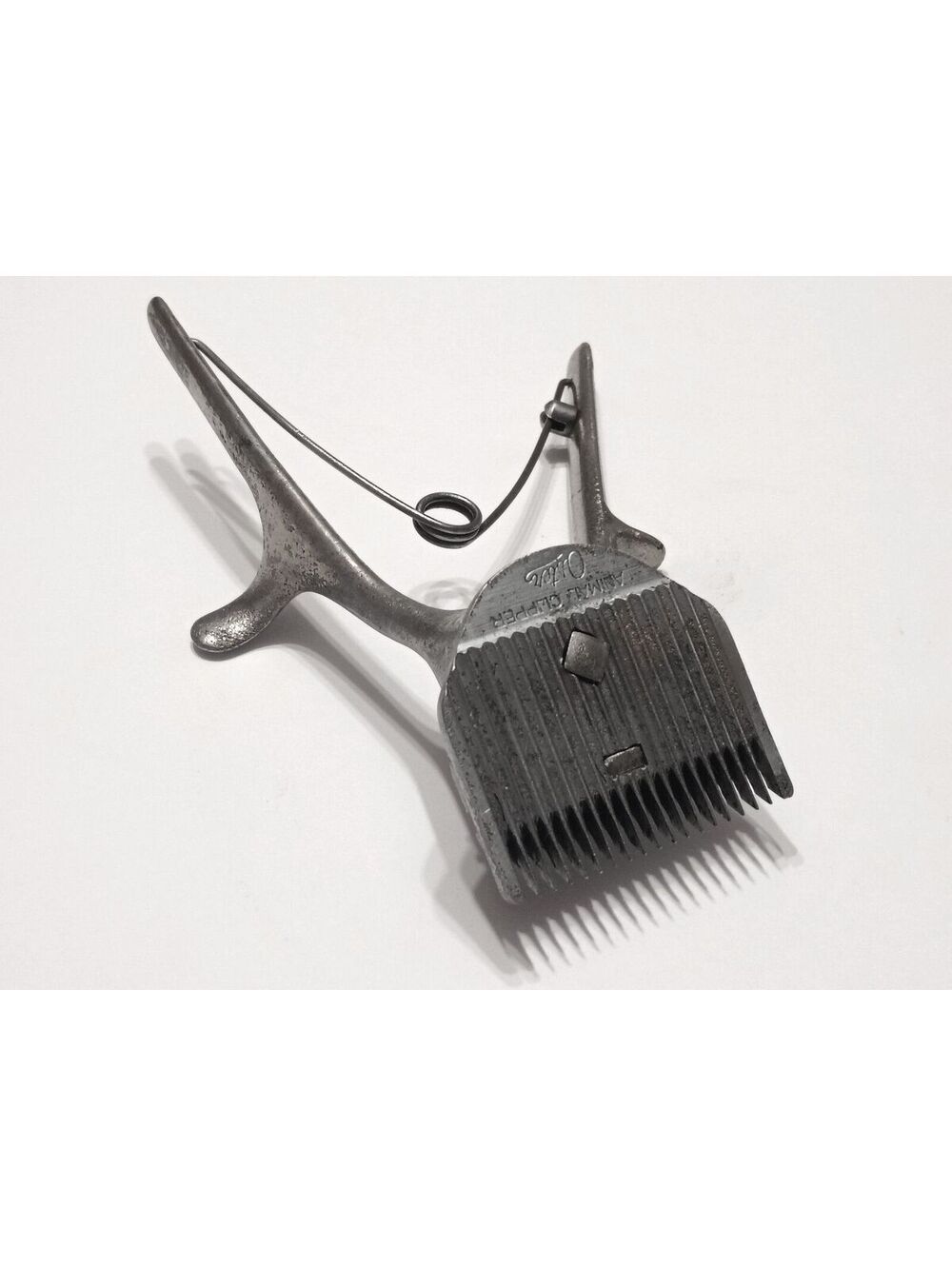 Antique Oster Mechanical Hand Clipper Vintage Farmhouse Barber Shop Decor